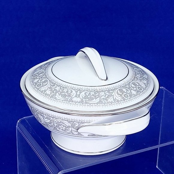 Sugar Bowl & Lid Noritake "Naples" Fine China 6975 Vintage Discontinued Pattern - Picture 4 of 9